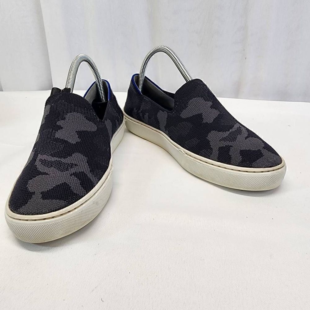 Rothy's The Sneaker in Gray Camo Slip On Flats Shoes Womens Size 8 - Picture 3 of 15